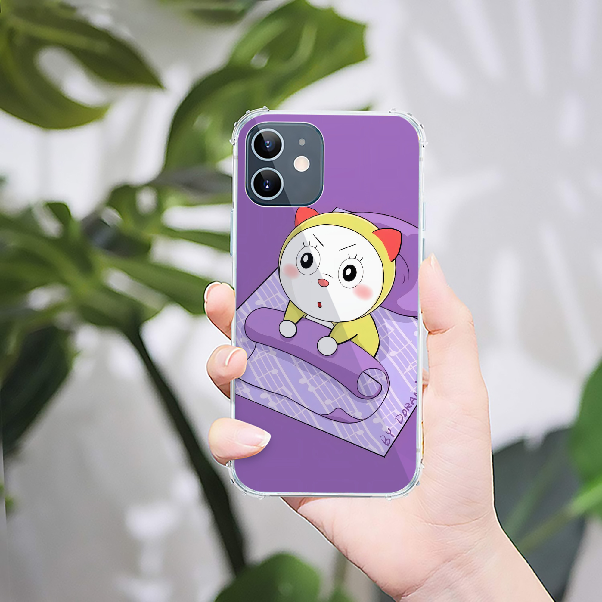 （画像用） ドラえもん Doraemon 【iPhone 12シリーズ対応】透明スマホケース（クリアソフトケース）